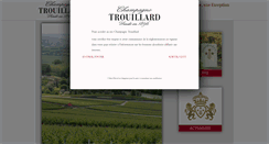 Desktop Screenshot of champagnetrouillard.com